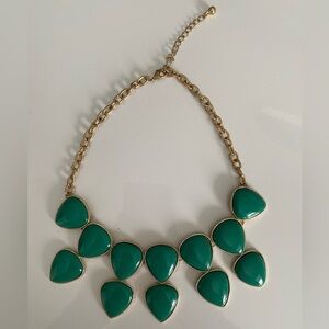 Chunky Green Beaded Necklace